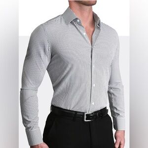 State & Liberty dress shirt black and white